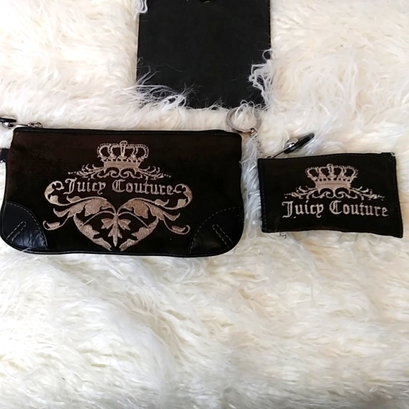 JUICY COUTURE WRISTLET & CHAIN PURSE KEY RING BUNDLE - Picture 3 of 14